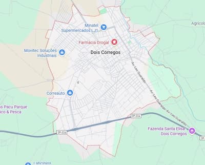 Comercial em leilão em Dois Córregos - SP, bairro Guarapuã — Prédio Comercial, A.T. 860m², A.C. 858m², Guarapuã