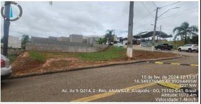 Foto 4 de 9: Terreno em leilão em Anápolis - GO — TERRENO URBANO | A.T. 712,69m² DE ESQUINA - RES. ANAVILLE II ETAPA | ANÁPOLIS/GO