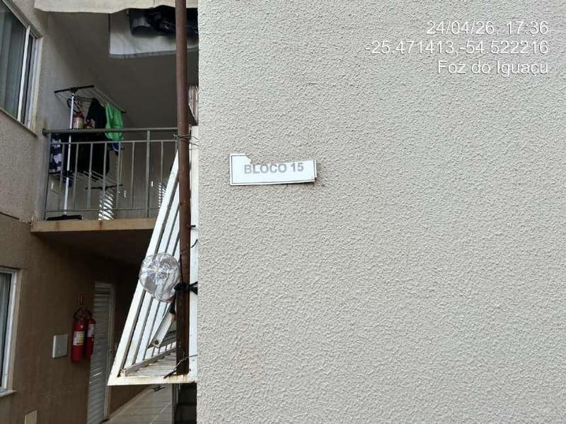 Foto 7 de 11: Apartamento em leilão em Foz Do Iguaçu - PR — Apartamento nº 202 do Bloco 15, medindo 51,5127m² localizado no RESIDENCIAL BOICY em Foz do Iguaçu/PR