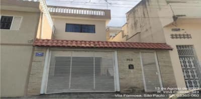 Imóvel em leilão em São Paulo - SP, bairro Vila Formosa — IMÓVEL RESIDENCIAL COM ÁREA TOTAL DE 312.00- Em SÃO PAULO/SP