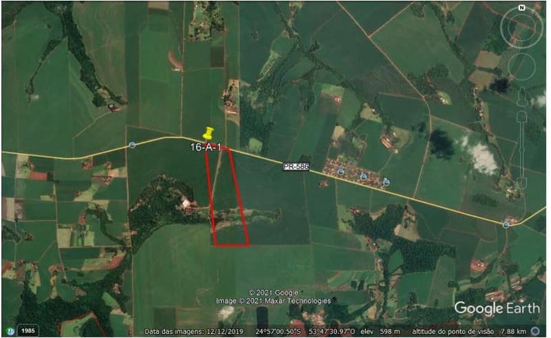 Foto 12 de 12: Area Rural em leilão em São Pedro Do Iguaçu - PR — Fazenda Boa Esperança com área de 117,/8 alqueires Paulisras, situada em São Judas Tadeu, Município de São Pedro do Iguaçu-PR.