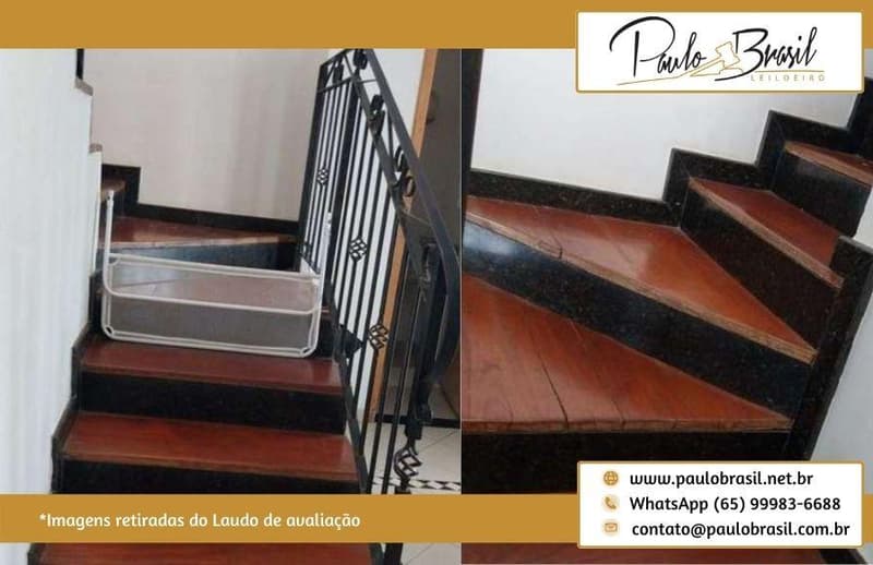 Foto 34 de 49: Casa em leilão em Cuiabá - MT, bairro Chácara dos Pinheiros — Imóvel tipo sobrado, em condomínio, Jardim Apoena, AT 498m² e AC 475,99 m², Chácara dos Pinheiros, Cuiabá/MT