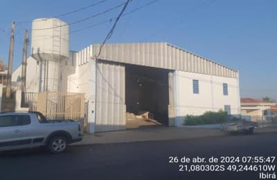 Comercial em leilão em Ibirá - SP — Galpão, A.T. 1.452m², A.C. 1.166m²