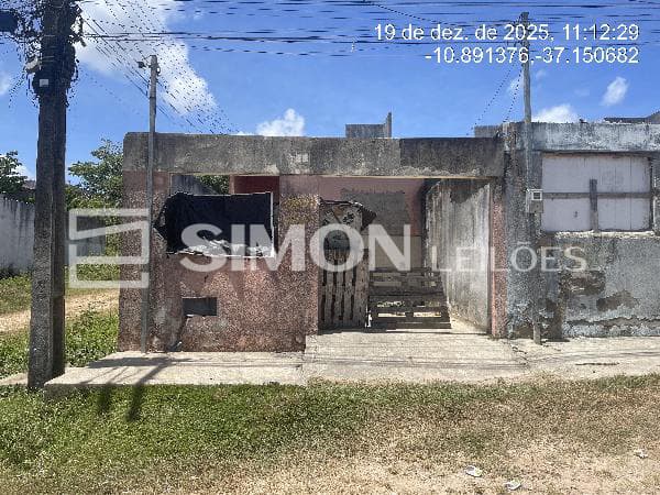 Casa em leilão em Nossa Senhora Do Socorro - SE, bairro Santa Ines — NOSSA SENHORA DO SOCORRO/SE, LOT JD ROSA DE MAIO COMPLEXO JARDIM, RUA 12 DE MARCO, N. 188, LT 04-C, QD 59, SANTA INES, CASA, 70M² DE ÁREA PRIVATIVA, 125M² DE ÁREA DO TERRENO, 3 QTS, A.SERV, WC, SL, CO