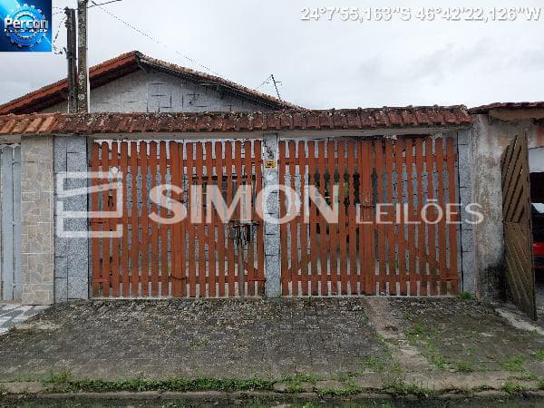 Casa em leilão em Mongaguá - SP, bairro Balneário Samas — MONGAGUA/SP, BALNEARIO SAMAS, RUA DA PRATA, N. 468, CS 02, P-LT06 QD S, FLORIDA MIRIM, CASA, 87,75M² DE ÁREA PRIVATIVA, 138M² DE ÁREA DO TERRENO, 2 QTS, A.SERV, WC, SL, COZINHA, IPTU: 59.5019.006.01,
