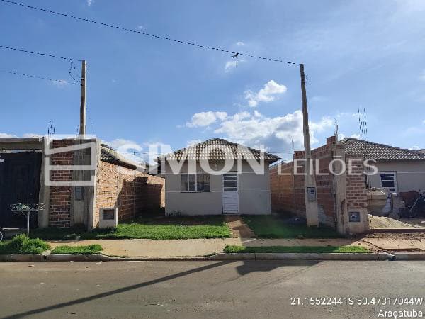Casa em leilão em Araçatuba - SP, bairro Parque Industrial Antonio Xavier Couto — ARACATUBA/SP, RUA BELARMINO PIRES, N. 835, LT36, QD 31, PARQUE INDUSTRIAL ANTONIO XAVIER COUTO, CASA, 44,82M² DE ÁREA PRIVATIVA, 152M² DE ÁREA DO TERRENO, 2 QTS, A.SERV, WC, SL, COZINHA, IPTU: 4320002