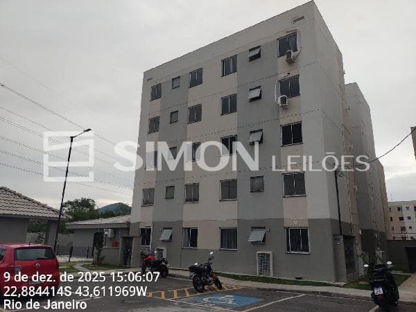 Apartamento em leilão em Rio De Janeiro - RJ — RIO DE JANEIRO/RJ, ESTRADA DO CAMPINHO, N. 5.300, Apto. 403, BL12, COSMOS, APARTAMENTO, 43,94M² DE ÁREA PRIVATIVA, 2 QTS, A.SERV, WC, SL, COZINHA, IPTU: 3.495.509-6, MATRÍCULA: 48144, OFÍCIO: 12, AVAL