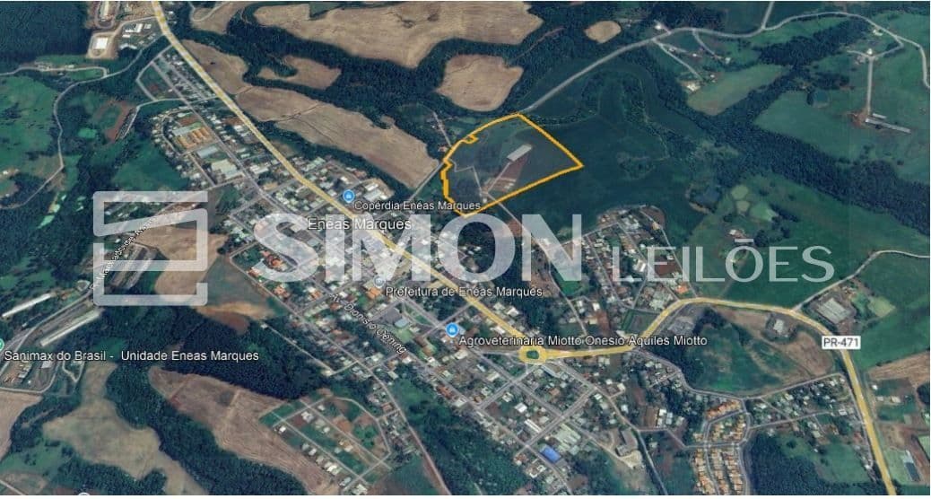 Foto 2 de 7: Area Rural em leilão em Enéas Marques - PR — LOTE RURAL nº 06-REMANESCENTE (Seis Remanescente) da GLEBA nº 45-FB (Quarenta e Cinco - FB), do Patrimônio de Enéas Marques-PR, da Colônia Missões, situado no Município de Enéas Marques, Estado do Par