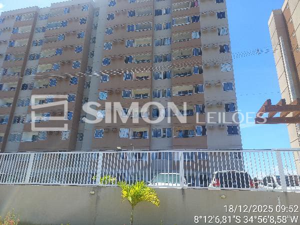 Apartamento em leilão em Jaboatão Dos Guararapes - PE, bairro Candeias — JABOATAO DOS GUARARAPES/PE, AVENIDA ABDO CABUS, N. 2063, Apto. 204, BL A, TIPO 2, CANDEIAS, APARTAMENTO, 48,57M² DE ÁREA PRIVATIVA, 2 QTS, WC, SL, COZINHA, IPTU: 13054350103840010, MATRÍCULA: 89177, O