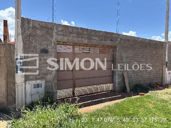 Casa em leilão em Ourinhos - SP, bairro Ourinhos Constante Ii — OURINHOS/SP, RUA LUIZ TESTA, N. 287, LT 14, QD L1, OURINHOS CONSTANTE II, CASA, 43,85M² DE ÁREA PRIVATIVA, 160M² DE ÁREA DO TERRENO, 2 QTS, A.SERV, WC, SL, COZINHA, IPTU: 717110300210180000, MATRÍCULA