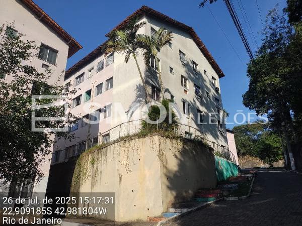 Apartamento em leilão em Niterói - RJ, bairro Varzea das Mocas — NITEROI/RJ, ESTRADA VELHA DE MARICA, N. 9780, Apto. 103, BL 02, VARZEA DAS MOCAS, APARTAMENTO, 47,96M² DE ÁREA PRIVATIVA, 2 QTS, A.SERV, WC, SL, COZINHA, IPTU: 2165611, MATRÍCULA: 34039, OFÍCIO: 16, A