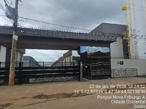 Apartamento em leilão em Cidade Ocidental - GO, bairro Mansões Recreio Mossoro — Apartamento 53,44m², 2 dormitório(s), 1 vaga(s) na garagem - MANSOES RECREIO MOSSORO, CIDADE OCIDENTAL GO