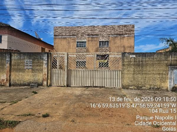 Apartamento em leilão em Cidade Ocidental - GO, bairro Parque Napolis A — Apartamento 46,1m², 2 dormitório(s), 1 vaga(s) na garagem - PARQUE NAPOLIS A, CIDADE OCIDENTAL GO