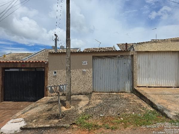 Casa em leilão em Planaltina - GO — Casa 72,25m², 2 dormitório(s), 1 vaga(s) na garagem - ITAPUA I, PLANALTINA GO