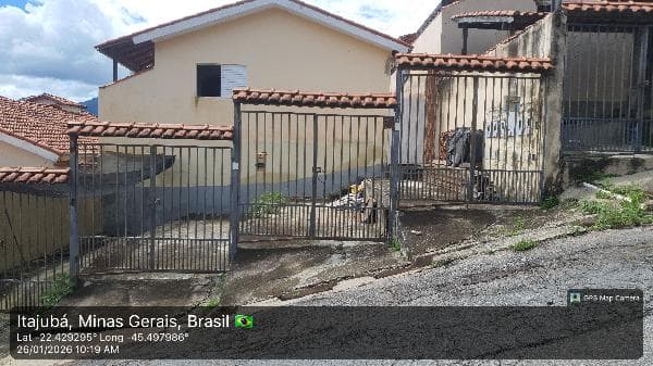 Casa em leilão em Itajubá - MG, bairro Acude — Casa 56,81m², 2 dormitório(s), 1 vaga(s) na garagem - ACUDE, ITAJUBA MG