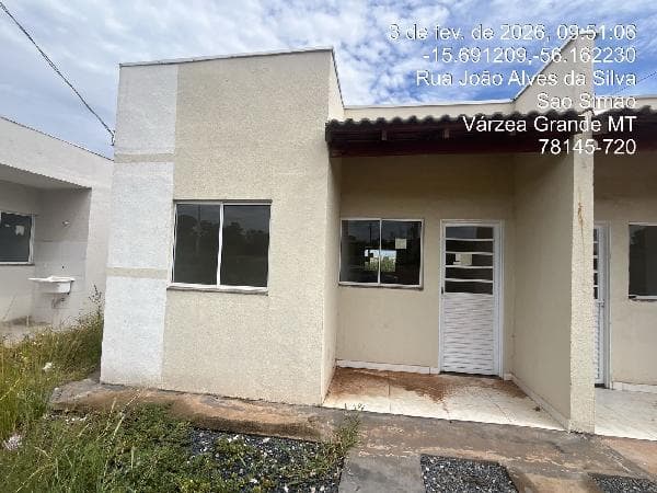 Casa em leilão em Várzea Grande - MT, bairro Lot Colinas Verdejantes — Casa 69,58m², 2 dormitório(s), 1 vaga(s) na garagem - SAO SIMAO, VARZEA GRANDE MT
