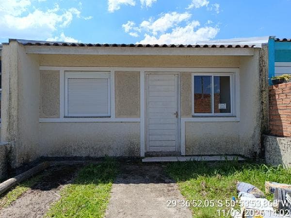 Casa em leilão em Nova Hartz - RS, bairro Campo Vicente — Casa 40,87m², 2 dormitório(s), 1 vaga(s) na garagem - CAMPO VICENTE, NOVA HARTZ RS