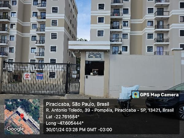 Apartamento em leilão em Piracicaba - SP, bairro Pompeia — Apartamento 52,13m², 2 dormitório(s), 2 vaga(s) na garagem - POMPEIA, PIRACICABA SP