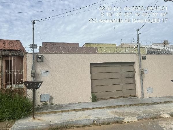 Casa em leilão em Aparecida De Goiânia - GO, bairro Jardim Dom Bosco 2a Etapa — Casa 94,44m², 2 dormitório(s), 1 vaga(s) na garagem - JARDIM DOM BOSCO 2A ETAPA, APARECIDA DE GOIANIA GO
