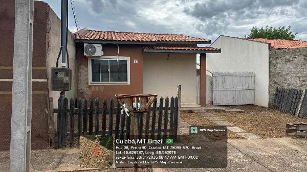 Casa em leilão em Cuiabá - MT, bairro Flor de Liz — Casa 46,66m², 2 dormitório(s), 1 vaga(s) na garagem - PASCOAL RAMOS, CUIABA MT