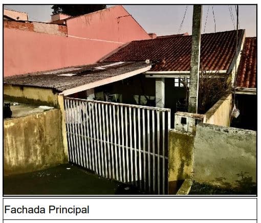 Casa em leilão em Piraquara - PR, bairro Vila Fuck — Casa 49,24m², 2 dormitório(s), 1 vaga(s) na garagem - VILA FUCK, PIRAQUARA PR