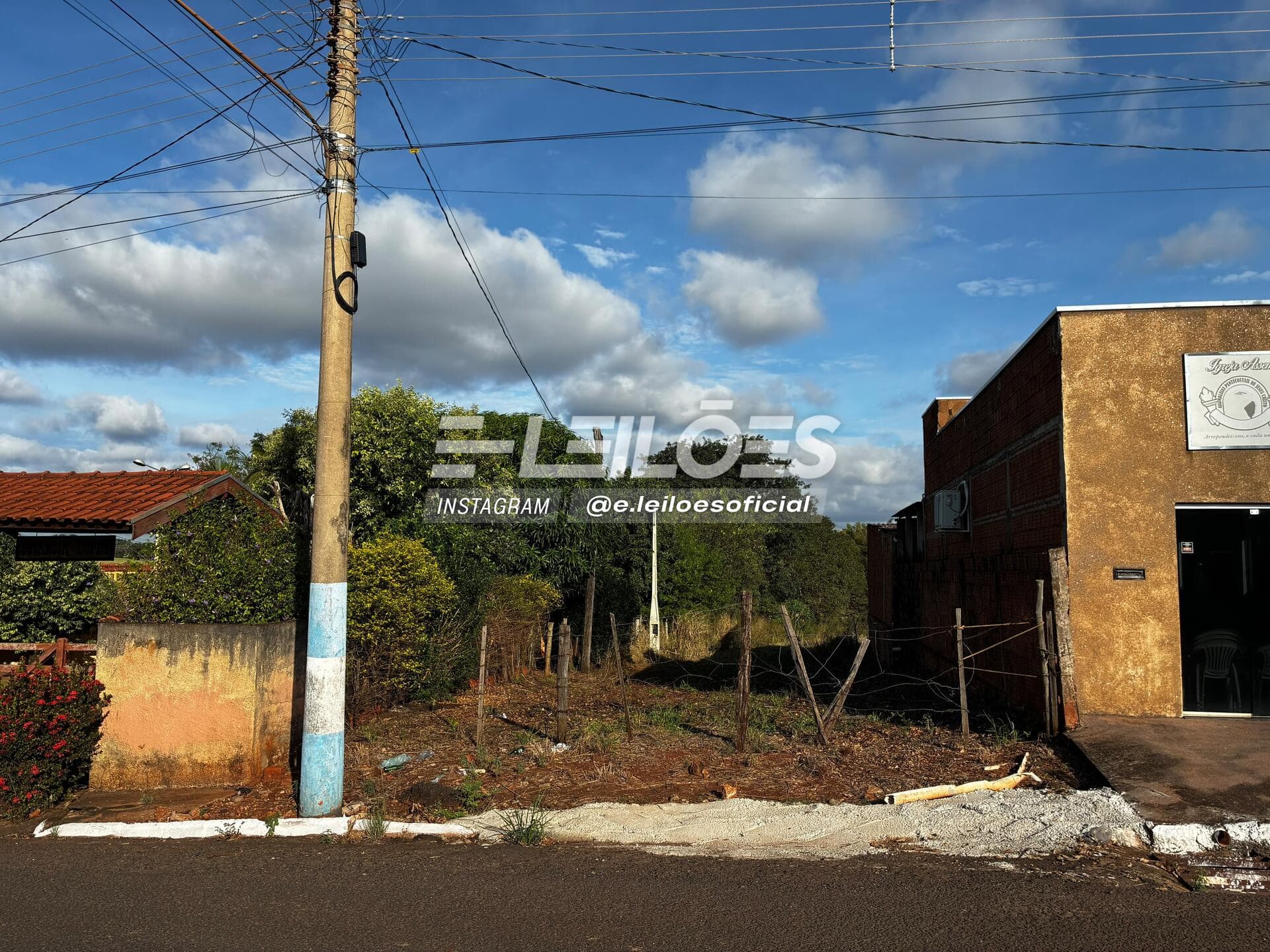 Foto 3 de 9: Terreno em leilão em São João Das Duas Pontes - SP, bairro Centro — Terreno s/ benfeitorias área de 201,10m² - São João das Duas Pontes/SP