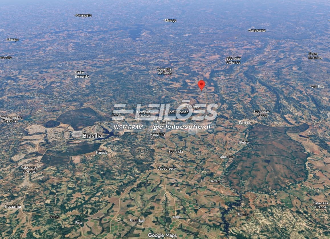 Foto 2 de 2: Terreno em leilão em Planaltina - GO — Terreno, área 518,40m² - “São Gabriel de Goiás” – Zona Rural III - Planaltina/GO