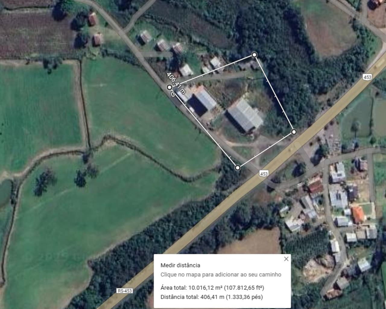 Foto 3 de 3: Area Rural em leilão em Carlos Barbosa - RS — ÁREA DE TERRAS DE 10.266,34m² EM SANTO ANTONIO DE CASTRO NA CIDADE DE CARLOS BARBOSA