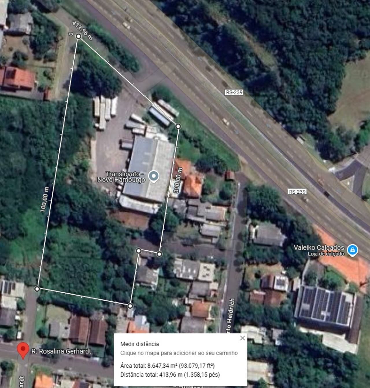 Foto 1 de 3: Terreno em leilão em Novo Hamburgo - RS — TERRENO DE 5.521m² COM PAVILHÃO DE 1.048,92m² EM NOVO HAMBURGO/RS