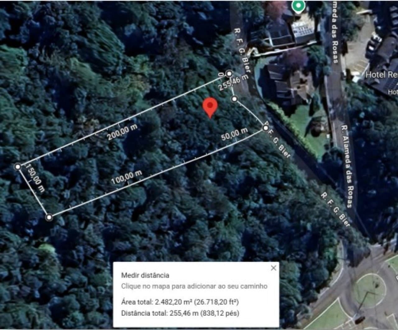 Imóvel em leilão em Gramado - RS — LOTE COM ÁREA DE 2.500,00m² EM GRAMADO/RS