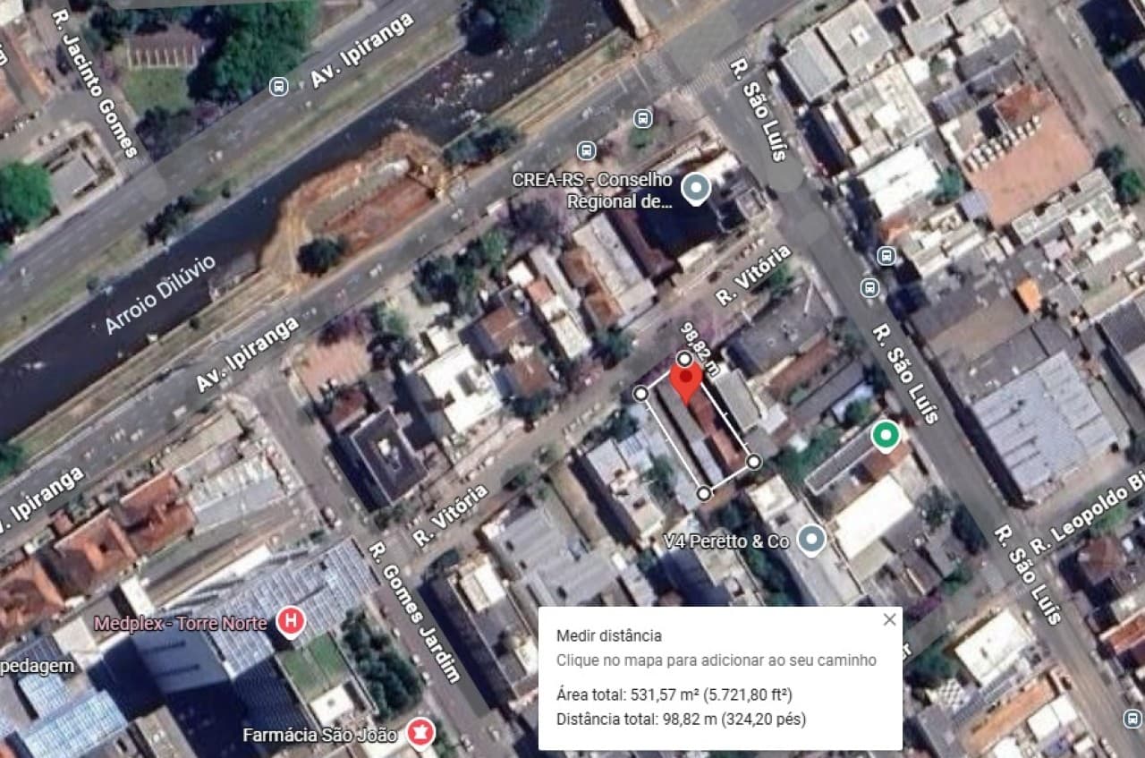 Terreno em leilão em Porto Alegre - RS, bairro Santana — TERRENO DE 508,20m² NO BAIRRO SANTANA NA CIDADE DE PORTO ALEGRE/RS