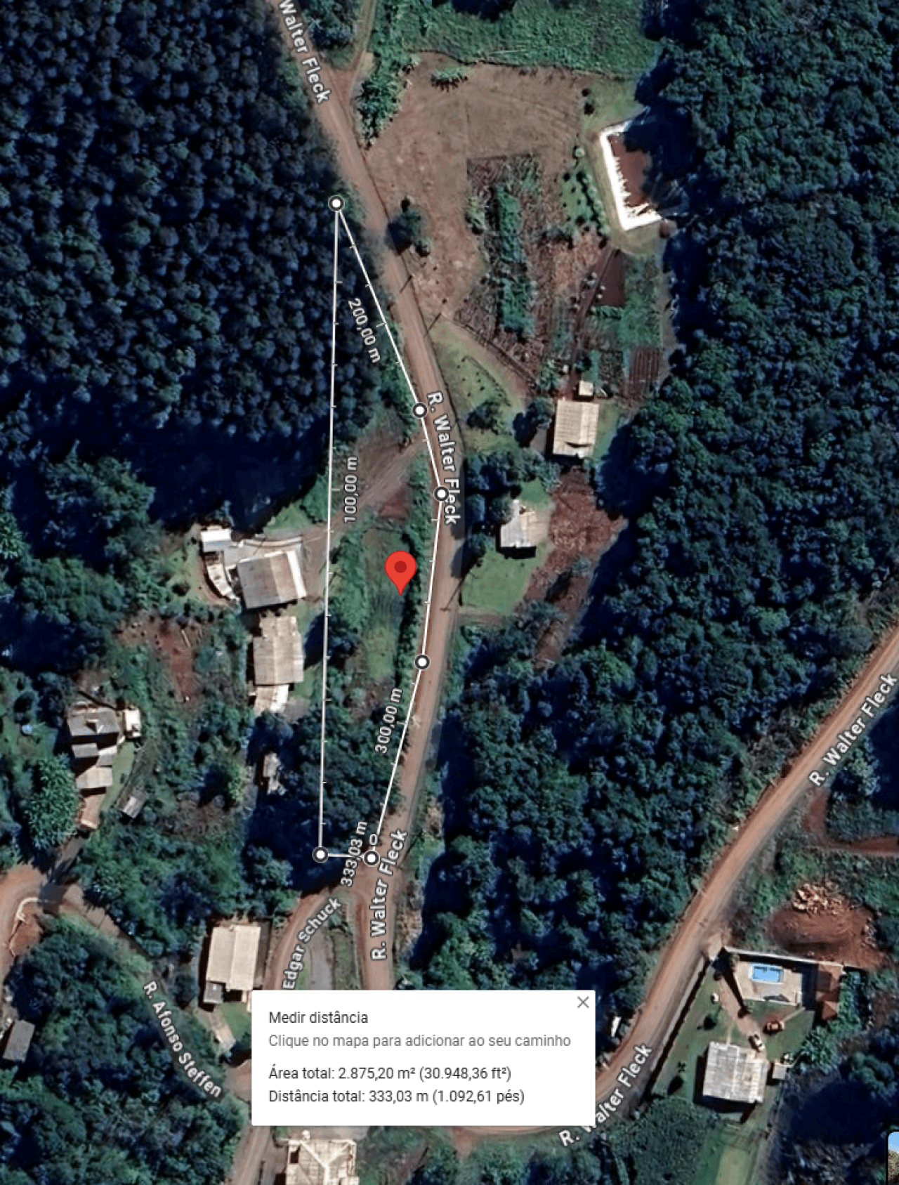 Foto 5 de 10: Area Rural em leilão em Santa Maria Do Herval - RS — ÁREA DE TERRAS DE 2.892,46m² EM SANTA MARIA DO HERVAL [ESTRADA WALACHAY]