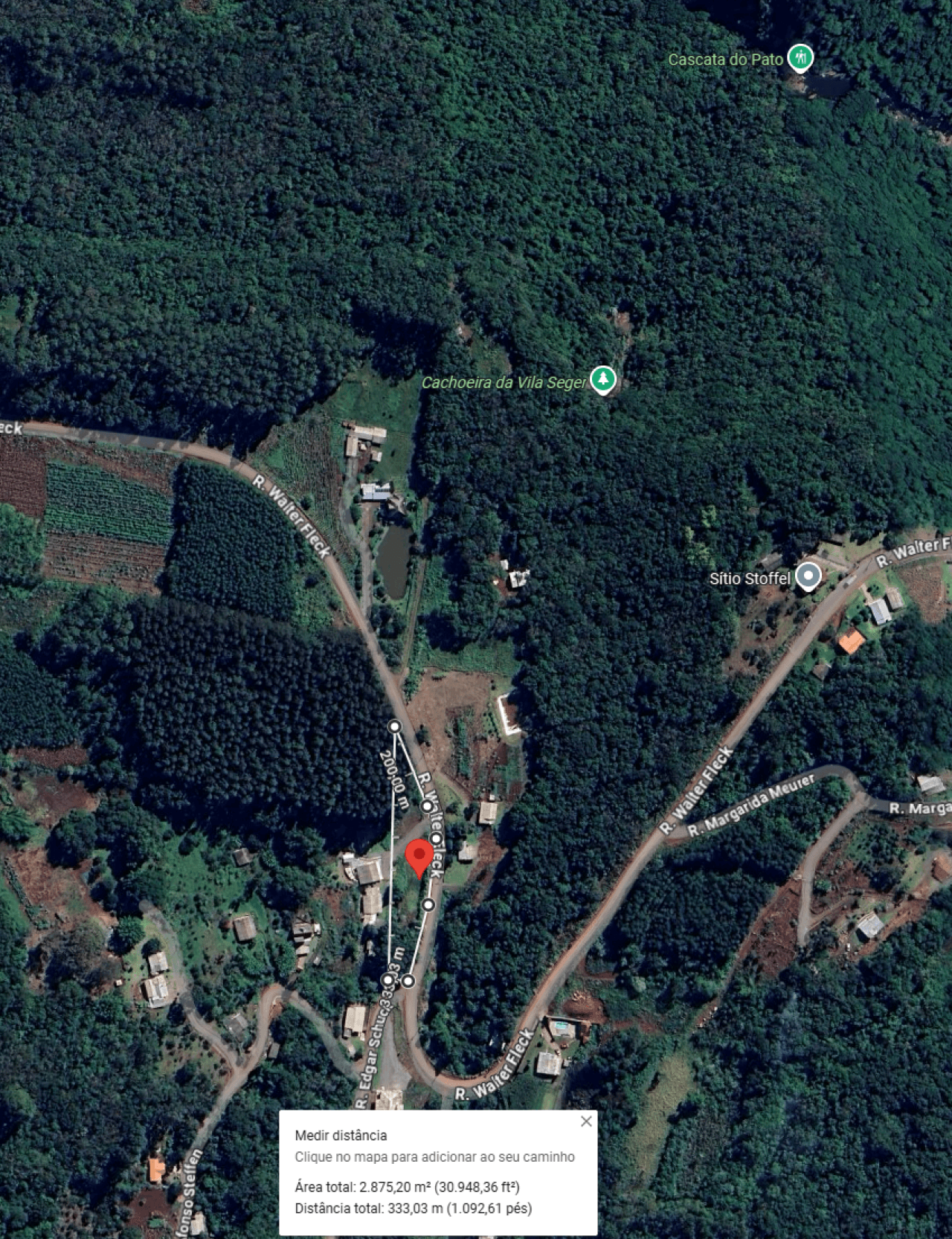 Foto 3 de 10: Area Rural em leilão em Santa Maria Do Herval - RS — ÁREA DE TERRAS DE 2.892,46m² EM SANTA MARIA DO HERVAL [ESTRADA WALACHAY]