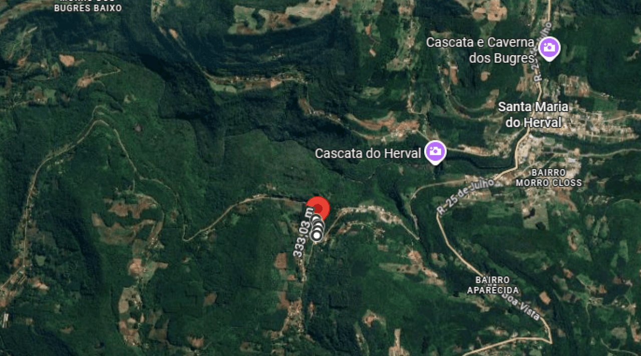 Foto 2 de 10: Area Rural em leilão em Santa Maria Do Herval - RS — ÁREA DE TERRAS DE 2.892,46m² EM SANTA MARIA DO HERVAL [ESTRADA WALACHAY]