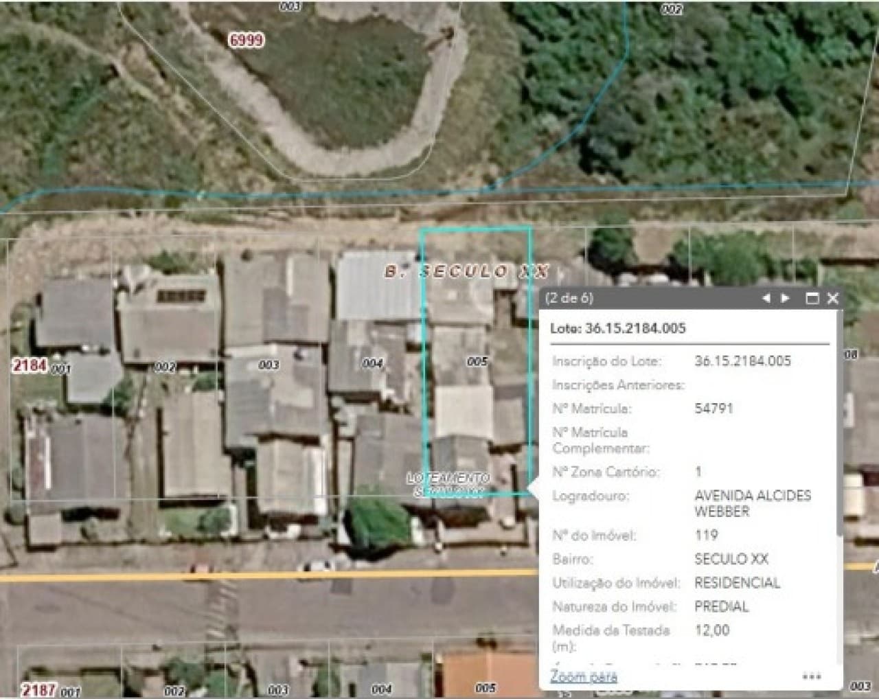 Foto 1 de 2: Terreno em leilão em Caxias Do Sul - RS — UM TERRENO DE 360m² PRIVATIVOS DO LOTE ADMINISTRATIVO Nº 5