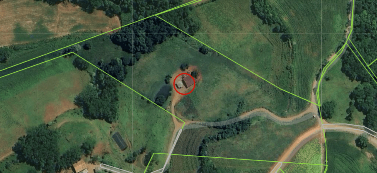Foto 3 de 3: Area Rural em leilão em São José Do Cedro - SC — PARTE DO LOTE RURAL NÚMERO 235 COM A ÁREA DE 70.400m² EM SÃO JOSÉ DO CEDRO/SC