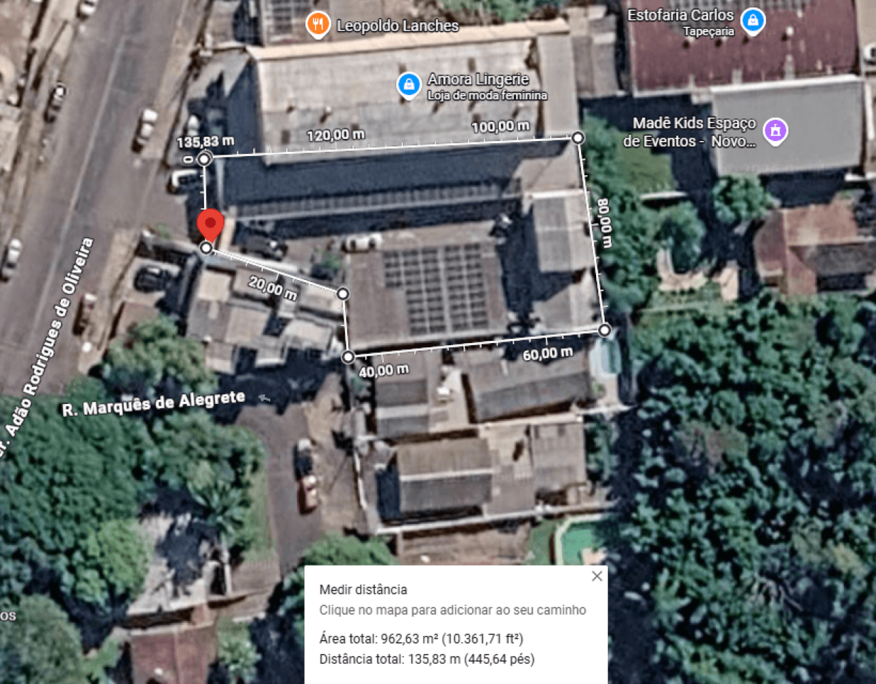 Foto 3 de 3: Terreno em leilão em Novo Hamburgo - RS, bairro Ideal — TERRENO URBANO COM BENFEITORIAS EM NOVO HAMBURGO/RS —  AREA DE 967,00M²