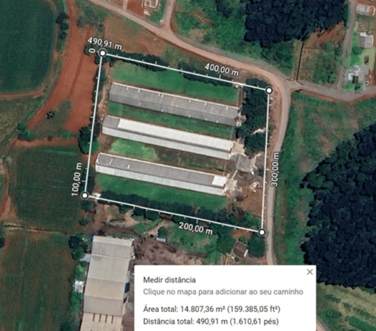 Foto 3 de 17: Comercial em leilão em Brochier - RS — ÁREA DE 17.000M² COM GALPÕES AVIÁRIOS (DENTRO DE ÁREA MAIOR DE 37.037,22M²) EM MONTENEGRO/RS