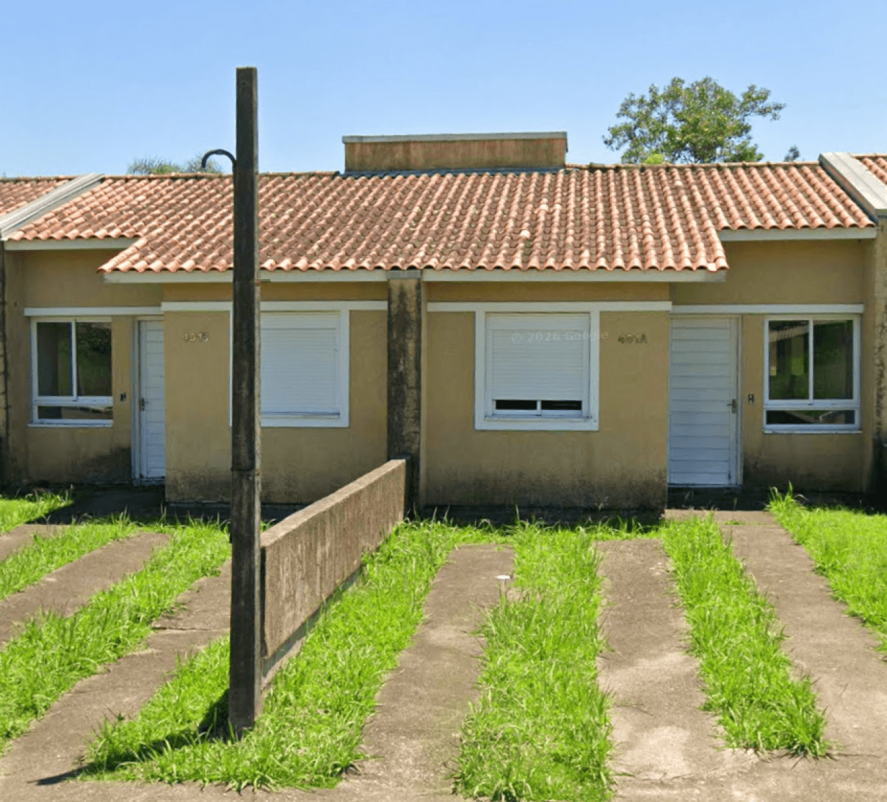 Casa em leilão em Esteio - RS, bairro Vila Três Marias — CASA GEMINADA Nº 401-A COM 2 DORMITÓRIOS NA VILA TRÊS MARIAS EM ESTEIO/RS