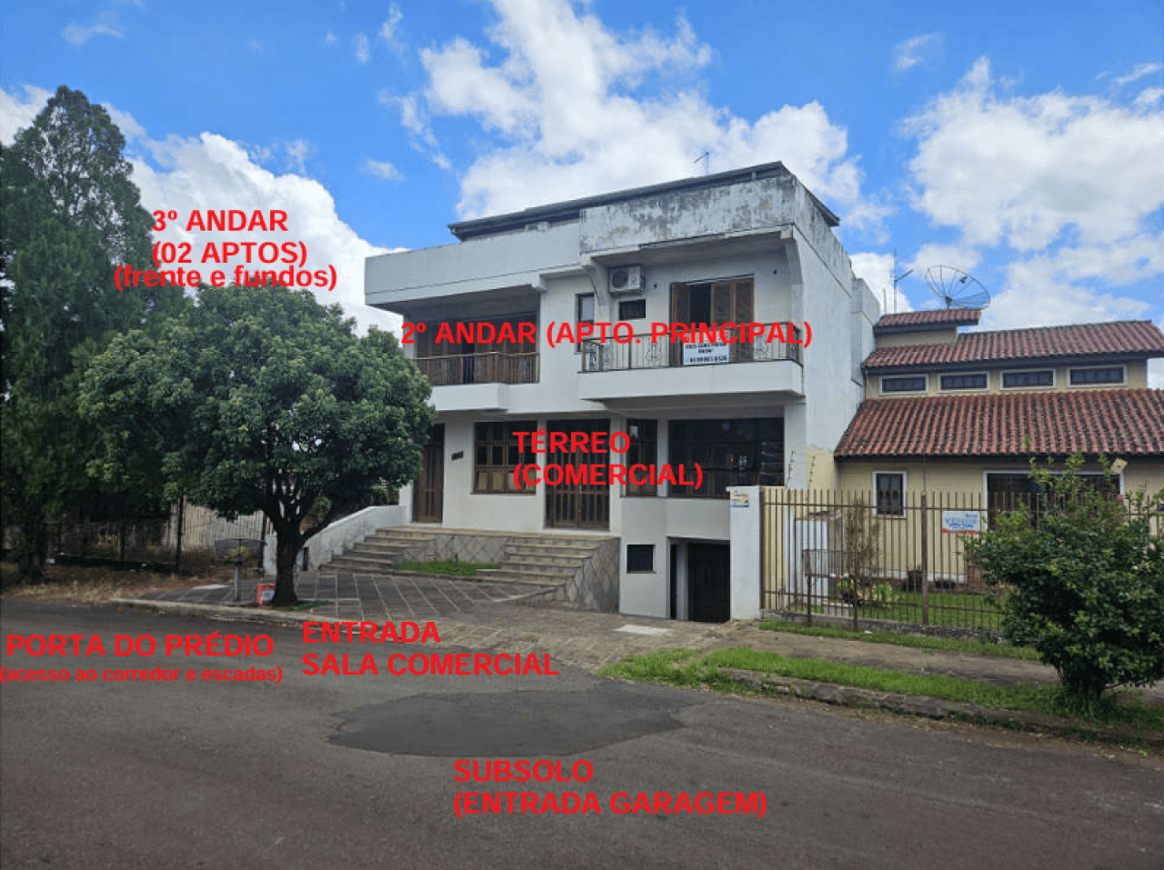 Foto 3 de 15: Apartamento em leilão em Santo Ângelo - RS, bairro Centro — APARTAMENTO DE FUNDOS NO 3º ANDAR EM SANTO ÂNGELO/RS