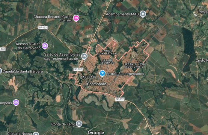 Area Rural em leilão em Cosmópolis - SP, bairro Itapavussu — Gleba de terras, 21.753m², Itapavussu, Cosmópolis/SP