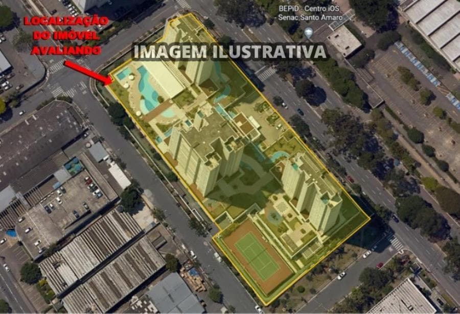 Foto 4 de 36: Apartamento em leilão em São Paulo - SP — 1 Apto 4 Dorm + 2 VGS + 1 DEP - 132m² Sto Amaro-SP (direitos)