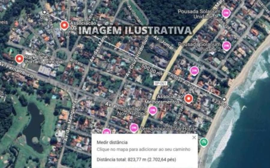Foto 8 de 10: Terreno em leilão em Guarujá - SP, bairro Balneário Praia do Pernambuco — LOTE - 921,99m² - Park Lane II Pernambuco - Guarujá/S LOTE - 921,99m² - Park Lane II Pernambuco - Guarujá/SP