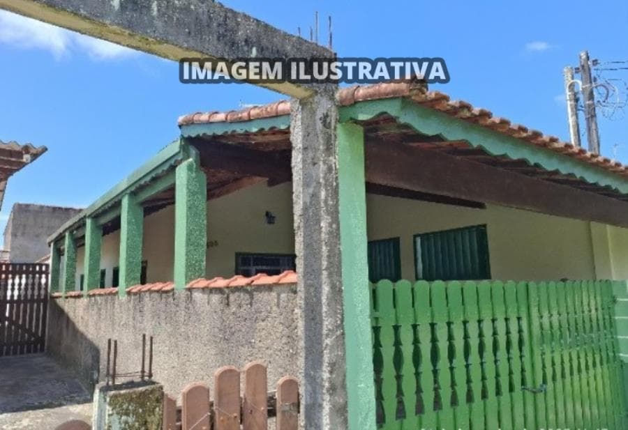 Foto 4 de 7: Casa em leilão em Itanhaém - SP, bairro Verde Mar — 1 CASA - 150m² á.t / 70,21m² á.c - Itanhaém/SP (direitos)