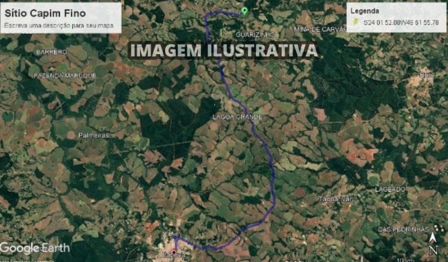 Foto 4 de 4: Area Rural em leilão em Itapeva - SP, bairro Enxovia e Morro Cavado — SÍTIO CAPIM FINO - 20 alq/48,6 ha - Itapeva-SP (50%) SÍTIO CAPIM FINO - 20 alq/48,6 ha - Itapeva-SP (50%)