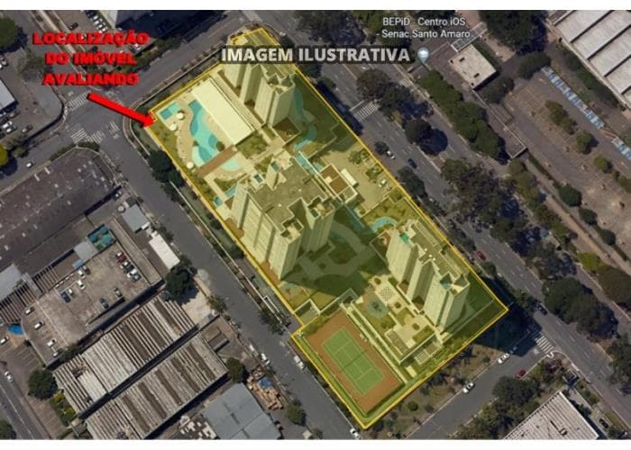 Foto 1 de 36: Apartamento em leilão em São Paulo - SP — 1 Apto 4 Dorm + 2 VGS + 1 DEP - 132m² Sto Amaro-SP (direitos)