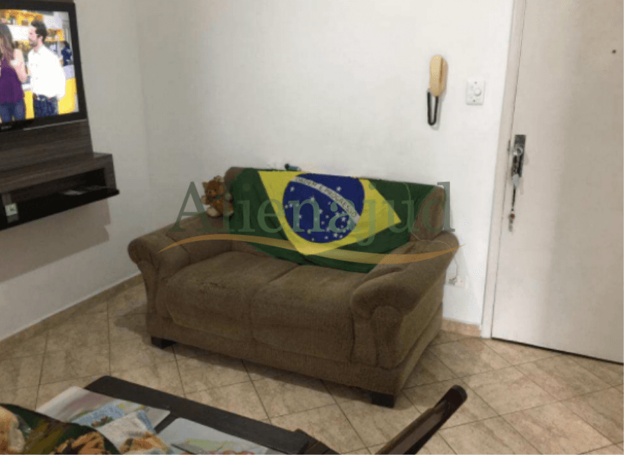 Foto 4 de 6: Apartamento em leilão em Santos - SP — Apart. c/ 1 dorm. e área útil de 32,50m² situado na Rua Bassin Nagib Trabulsi Apart. c/ 1 dorm. e área útil de 32,50m² situado na Rua Bassin Nagib Trabulsi
