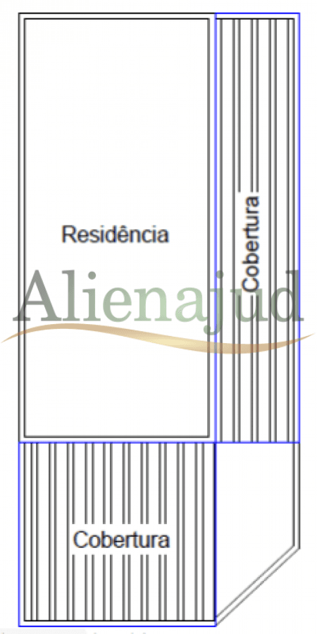 Foto 4 de 5: Casa em leilão em Praia Grande - SP — Casa residencial térrea geminada com a área de 50,66m² Casa residencial térrea geminada com a área de 50,66m²