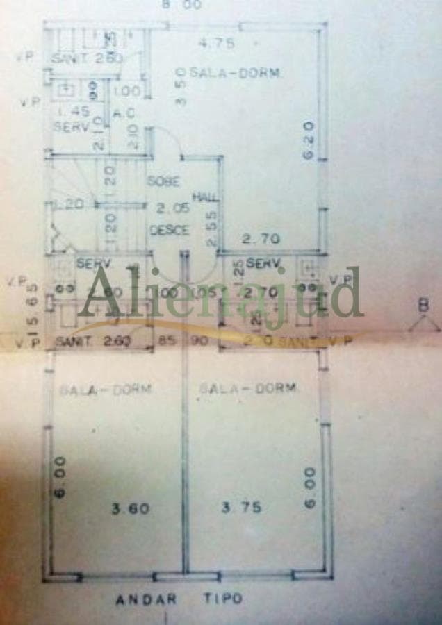 Foto 4 de 4: Apartamento em leilão em Praia Grande - SP — Apart. térreo c/ área útil de 32,35m² localizado em Praia Grande/SP Apart. térreo c/ área útil de 32,35m² localizado em Praia Grande/SP