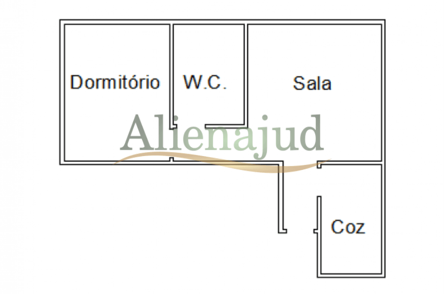 Foto 8 de 11: Apartamento em leilão em Santos - SP — Apart. c/ 1 dorm. e área útil de 46,00 m² situado na Av. Bartolomeu de Gusmão Apart. c/ 1 dorm. e área útil de 46,00 m² situado na Av. Bartolomeu de Gusmão